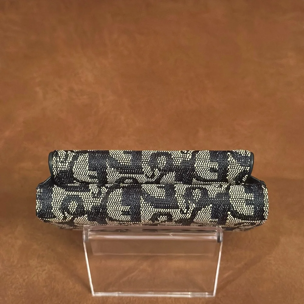 CHRISTIAN DIOR Monogram Compact Saddle Wallet